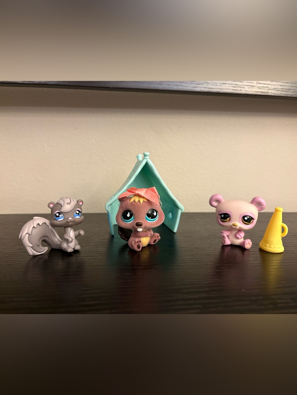 Littlest Pet Shop LPS 484 810 899 Squirrel Beaver Panda Forest Lot ~ Authentic